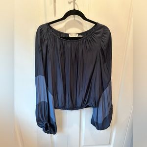 Ramy Brook Navy Blouse